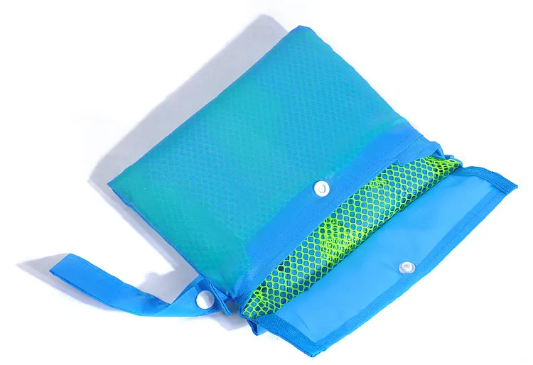 Portable Beach Bag Foldable Mesh Swimming Bag For Children Beach Toy Baskets Storage Bag Kids Outdoor Swimming Waterproof Bags