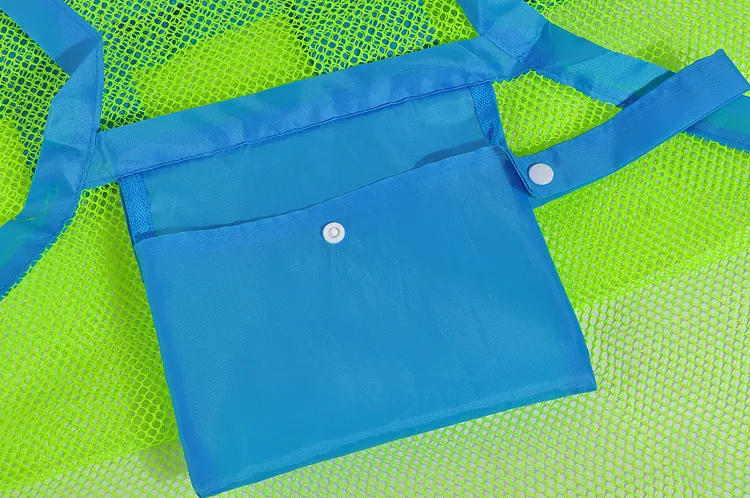 Portable Beach Bag Foldable Mesh Swimming Bag For Children Beach Toy Baskets Storage Bag Kids Outdoor Swimming Waterproof Bags