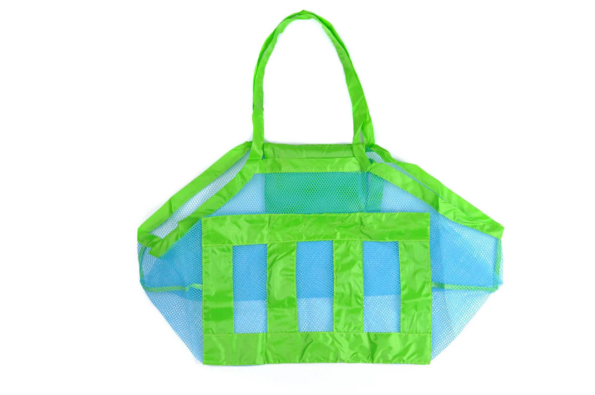Portable Beach Bag Foldable Mesh Swimming Bag For Children Beach Toy Baskets Storage Bag Kids Outdoor Swimming Waterproof Bags