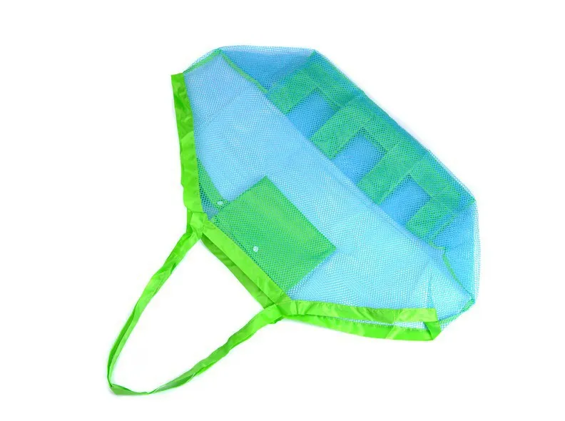 Portable Beach Bag Foldable Mesh Swimming Bag For Children Beach Toy Baskets Storage Bag Kids Outdoor Swimming Waterproof Bags