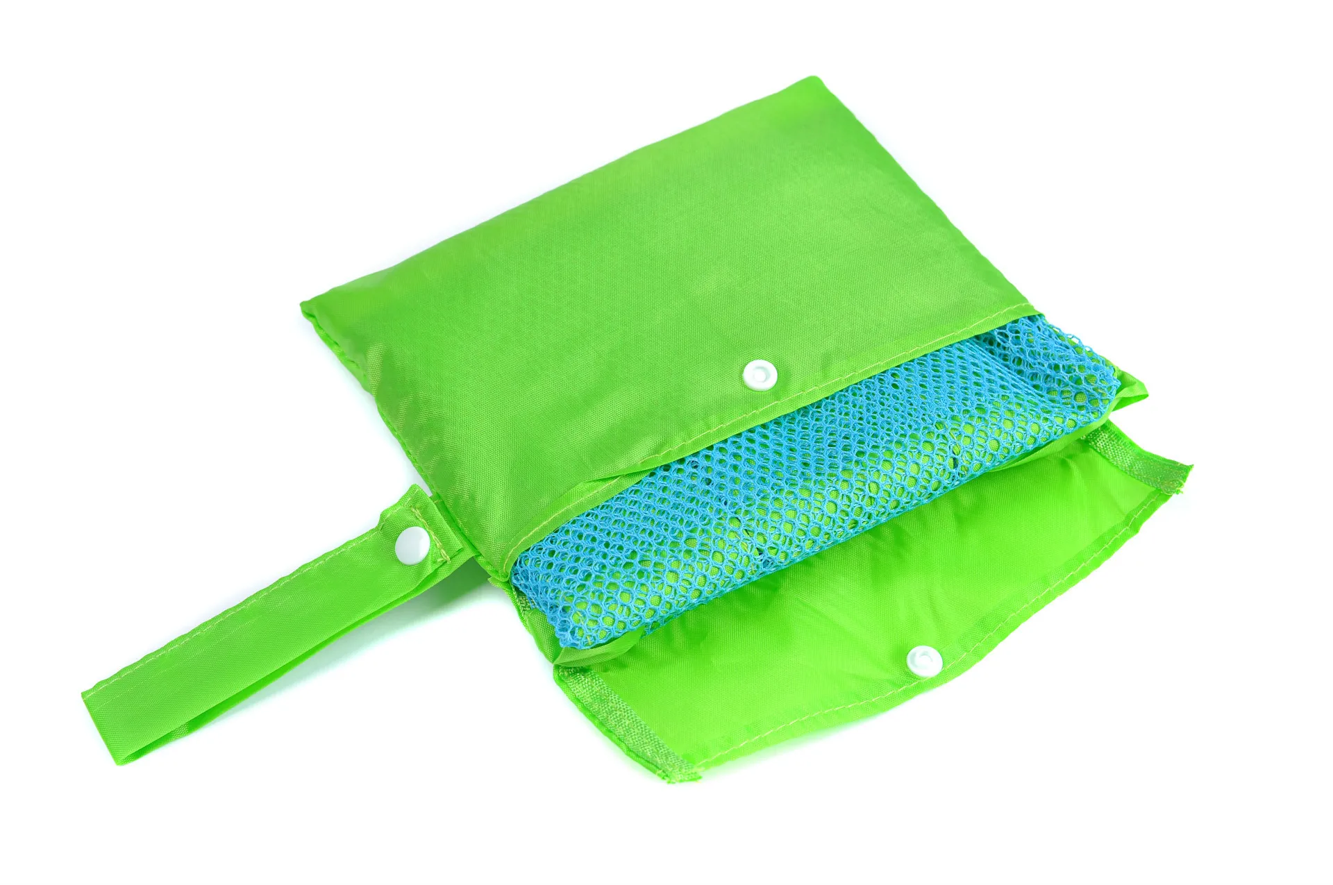 Portable Beach Bag Foldable Mesh Swimming Bag For Children Beach Toy Baskets Storage Bag Kids Outdoor Swimming Waterproof Bags