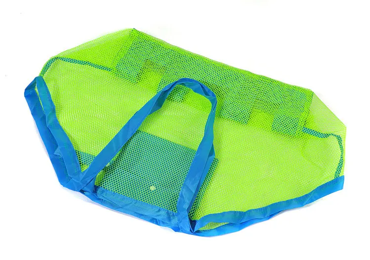 Portable Beach Bag Foldable Mesh Swimming Bag For Children Beach Toy Baskets Storage Bag Kids Outdoor Swimming Waterproof Bags