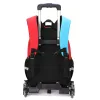 School Bag Kids Rolling Backpack for Boy Wheeled Backpack School Bag With Wheels Trolley Bookbag Carry on Luggage with Lunch Bag