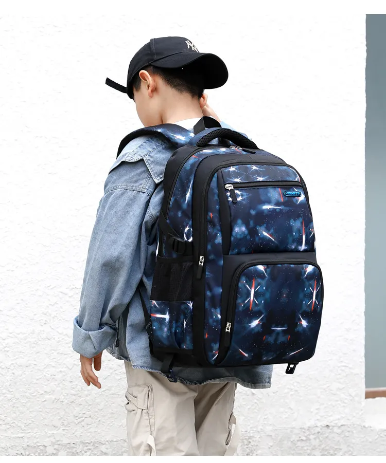 School Bag Kids Rolling Backpack for Boy Wheeled Backpack School Bag With Wheels Trolley Bookbag Carry on Luggage with Lunch Bag