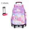School Wheeled backpack Girls School Satchel School Rolling backpack for girls Trolley Luggage Bag School Trolley Bag for girl