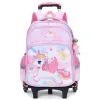 School Wheeled backpack Girls School Satchel School Rolling backpack for girls Trolley Luggage Bag School Trolley Bag for girl