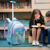 Children's Rolling Backpack Set Wheeled Schoolbag Kids Backpack with Insulated Lunch Bag and Pencil Case for Boys and Girls Bags