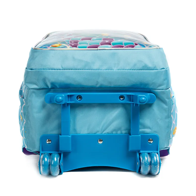 Children's Rolling Backpack Set Wheeled Schoolbag Kids Backpack with Insulated Lunch Bag and Pencil Case for Boys and Girls Bags