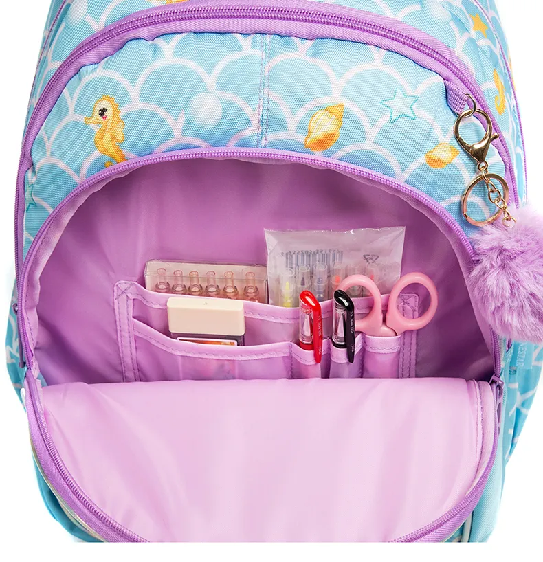 Children's Rolling Backpack Set Wheeled Schoolbag Kids Backpack with Insulated Lunch Bag and Pencil Case for Boys and Girls Bags