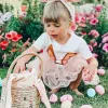 Rattan Bucket Bag For Children's&Adults,Beach Straw Bag,Shoulder Messenger Basket Bag,Handbag With Bunny Ears