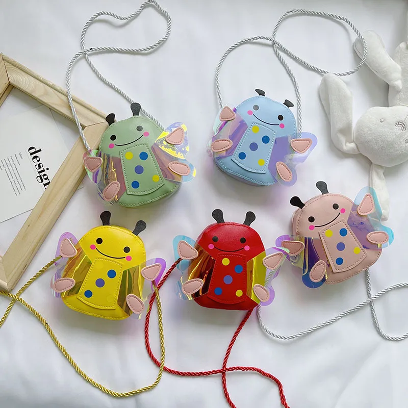 Cute Kids Shoulder Bag Summer Straw Woven Handmade Bags Mini Baby Girls Coin Purse Cartoon Bear Toddler Crossbody Bag