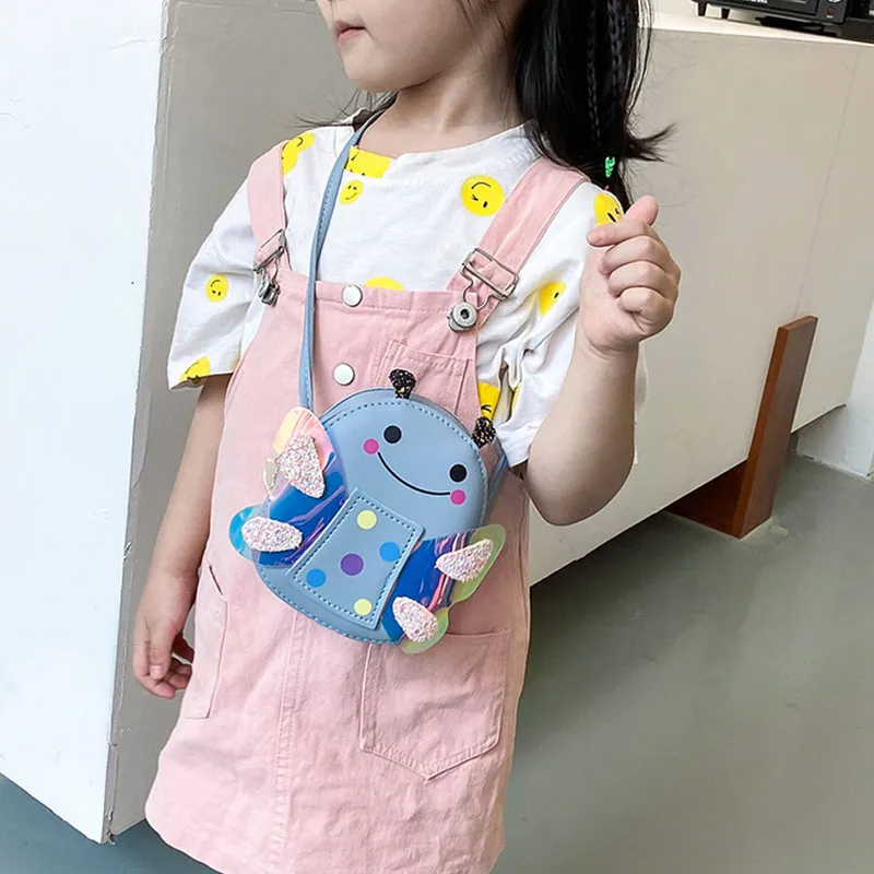 Cute Kids Shoulder Bag Summer Straw Woven Handmade Bags Mini Baby Girls Coin Purse Cartoon Bear Toddler Crossbody Bag