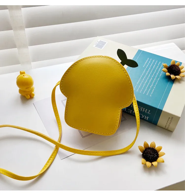 New Kids Messenger Bag Cute Cartoon Mushroom House Styling Coin Purse for Baby Girls Fashion Princess Shoulder Bag Girls Gifts