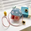 New Kids Messenger Bag Cute Cartoon Mushroom House Styling Coin Purse for Baby Girls Fashion Princess Shoulder Bag Girls Gifts