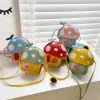 New Kids Messenger Bag Cute Cartoon Mushroom House Styling Coin Purse for Baby Girls Fashion Princess Shoulder Bag Girls Gifts