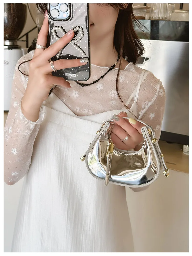 Laser Glossy Patent Leather Women Crossbody Bag for Women Tote Bag Mother Kids Bags for Girl Purses and Handbags Сумка Женская