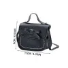 Cute Leather Girl Messenger Bags Sweet Cool Style Matching Shoulder Bag Solid Bowknot Crossbody Coin Purses For Gift
