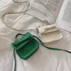 Cute Leather Girl Messenger Bags Sweet Cool Style Matching Shoulder Bag Solid Bowknot Crossbody Coin Purses For Gift