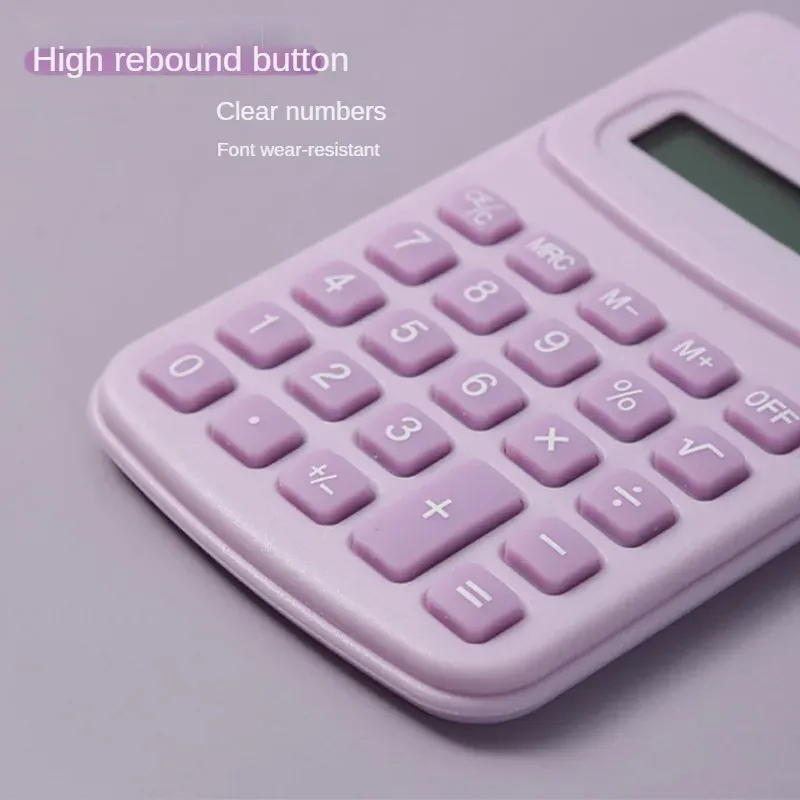2025 New Small Calculator Silent Calculator Mini Version Learning Auxiliary Portable Calculator