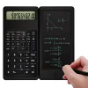 2-In-1 Foldable Scientific Calculator 10 Digital LCD Screen Writing Tablet Folding Drawing Pad With Stylus Pen For Student