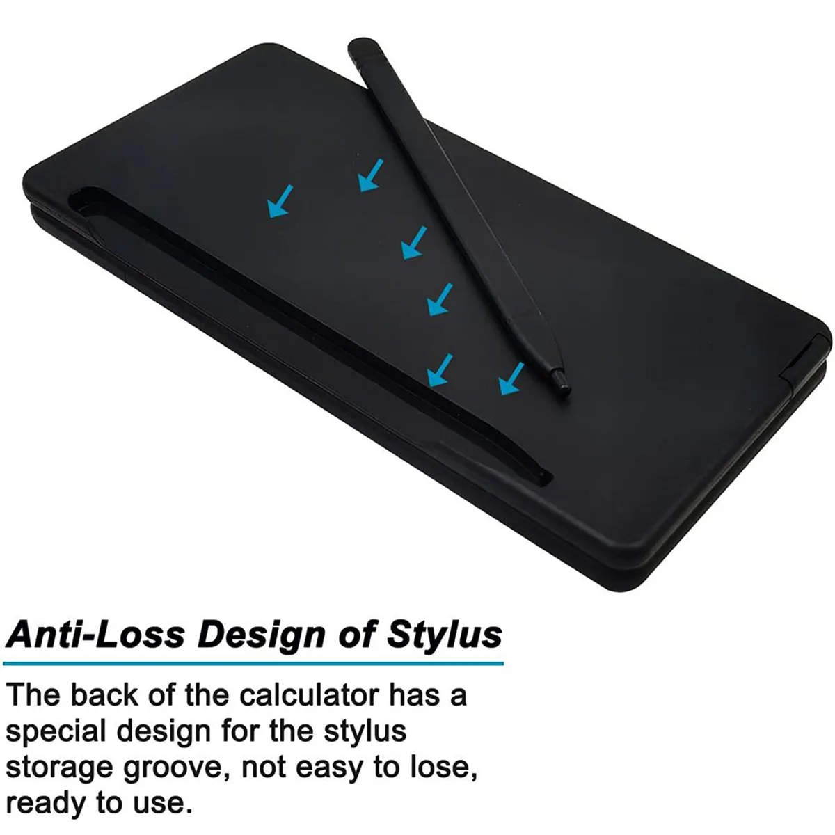 2-In-1 Foldable Scientific Calculator 10 Digital LCD Screen Writing Tablet Folding Drawing Pad With Stylus Pen For Student