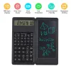 2-In-1 Foldable Scientific Calculator 10 Digital LCD Screen Writing Tablet Folding Drawing Pad With Stylus Pen For Student
