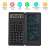 2-In-1 Foldable Scientific Calculator 10 Digital LCD Screen Writing Tablet Folding Drawing Pad With Stylus Pen For Student