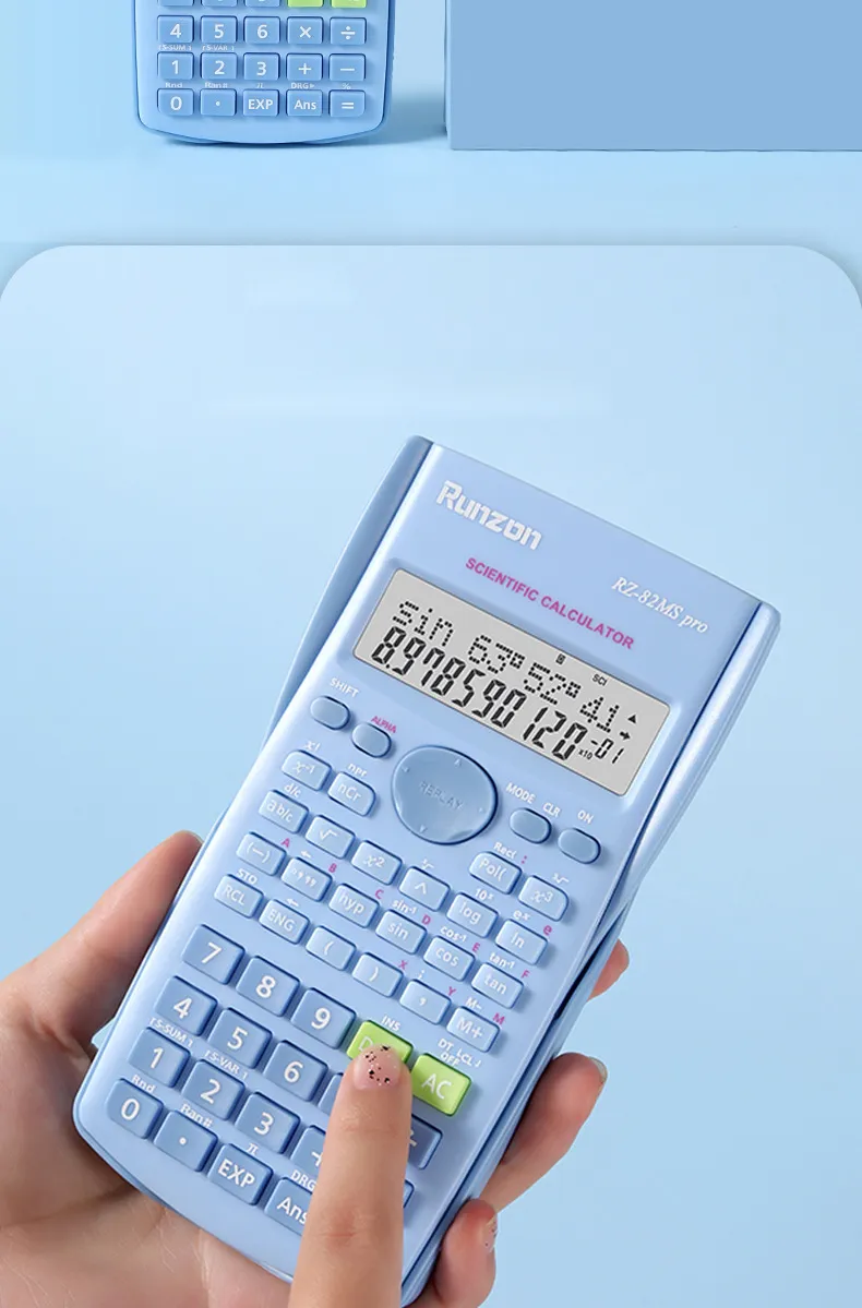 1pc Scientific Calculator-240 Functions, Double-Line Display, Ideal for Students, Essential Elect Electronic Components