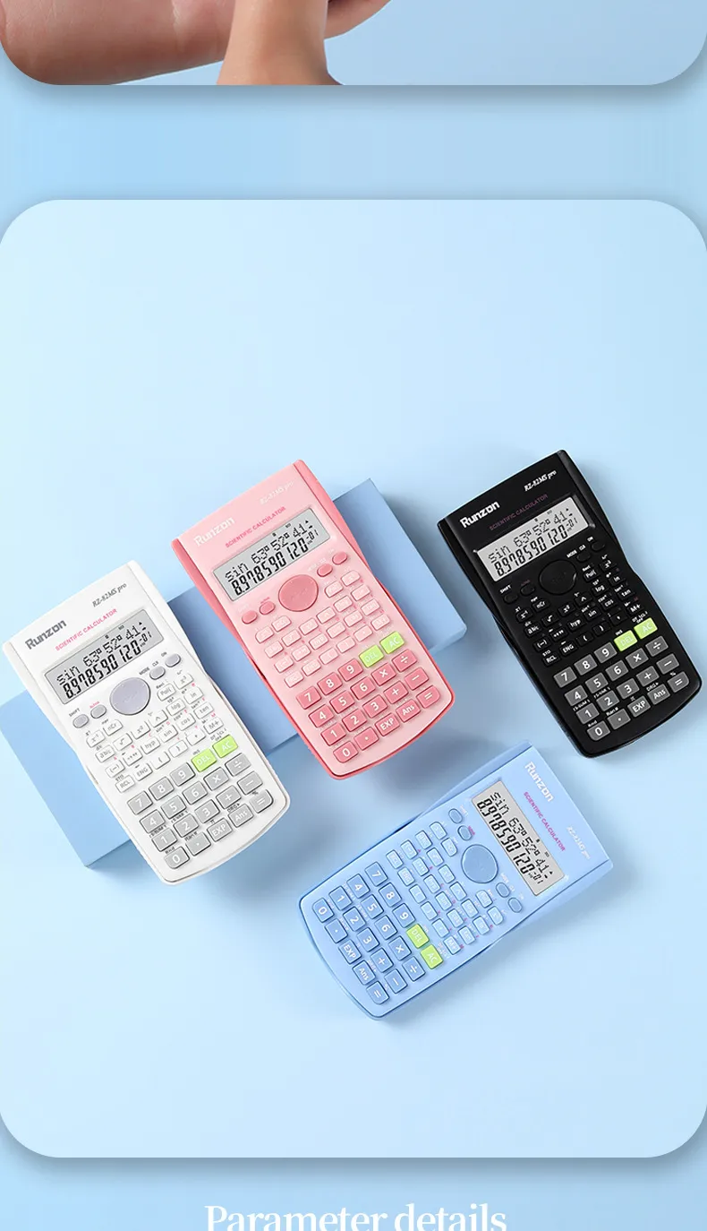 1pc Scientific Calculator-240 Functions, Double-Line Display, Ideal for Students, Essential Elect Electronic Components