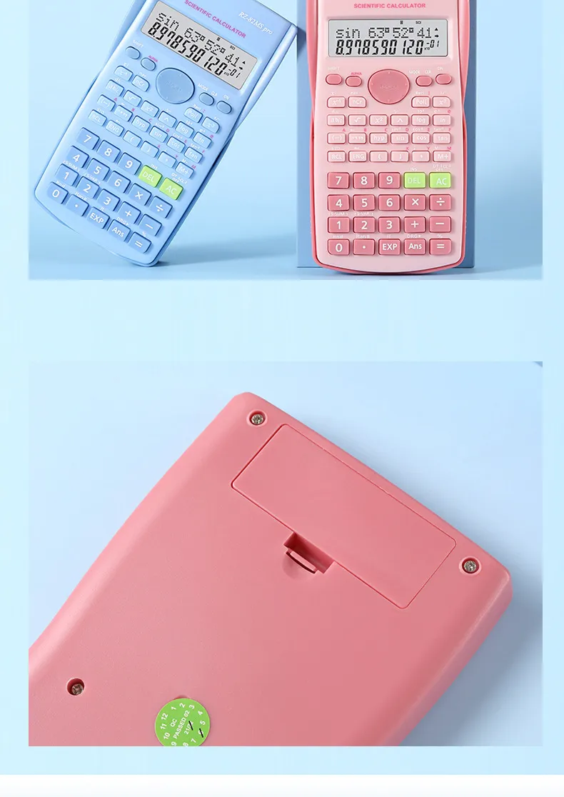 1pc Scientific Calculator-240 Functions, Double-Line Display, Ideal for Students, Essential Elect Electronic Components