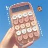 New Capyabara Electronic Calculator 12-digit Mini Keyboard Calculator Cartoon Silicone Button Math Calculators School Supplies