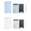 Cute Foldable Calculator LCD Display Portable Mini Finance Calculator LCD Notepad with Writing Board Student Calculator