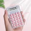 Cute Silent Calculator Mini Version Learning Auxiliary Small Portable Calculator Back To School Supplies Students/Finance