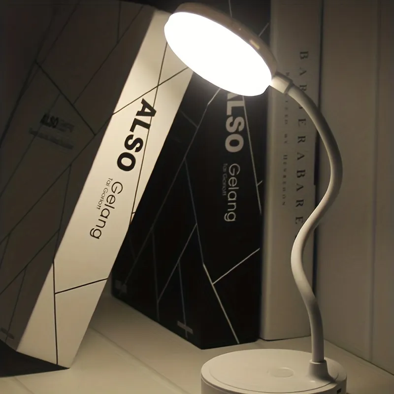 Table Lamp USB Rechargeable Desk Lamp Bed Reading Book Night Light LED Eye Protection Light Foldable for Study Office Work Lamp