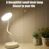 Table Lamp USB Rechargeable Desk Lamp Bed Reading Book Night Light LED Eye Protection Light Foldable  for Study Office Work Lamp