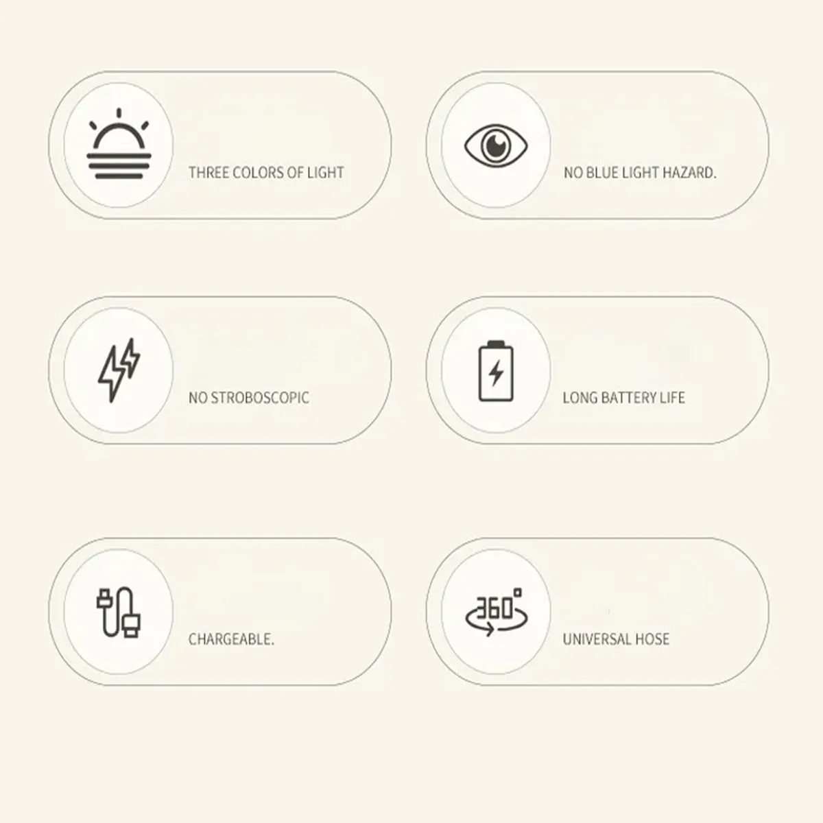 Touch LED Desk Lamp 3 Levels Dimmable Night Light USB Rechargeable Eye Protection Foldable Table Lamp Bedroom Bedside Reading