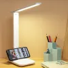 Folding Table Lamp USB Touch Dimmable Night Light Student Dormitory Reading Eye Protection Bedroom LED USB Charge Desk Lamp