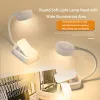Portable LED Book Lights Eye Protection Night Light Mini 360°Clip-On Desk Reading Battery Lamp Travel Bedroom