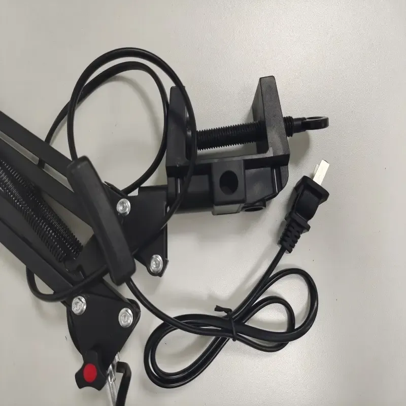 Study Table Lamp with Clamp School Computer Desk Lamps Folding Office Light Manicure Room Desks LED Nail Gel Lights