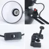 Study Table Lamp with Clamp School Computer Desk Lamps Folding Office Light Manicure Room Desks LED Nail Gel Lights