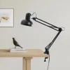 Study Table Lamp with Clamp School Computer Desk Lamps Folding Office Light Manicure Room Desks LED Nail Gel Lights