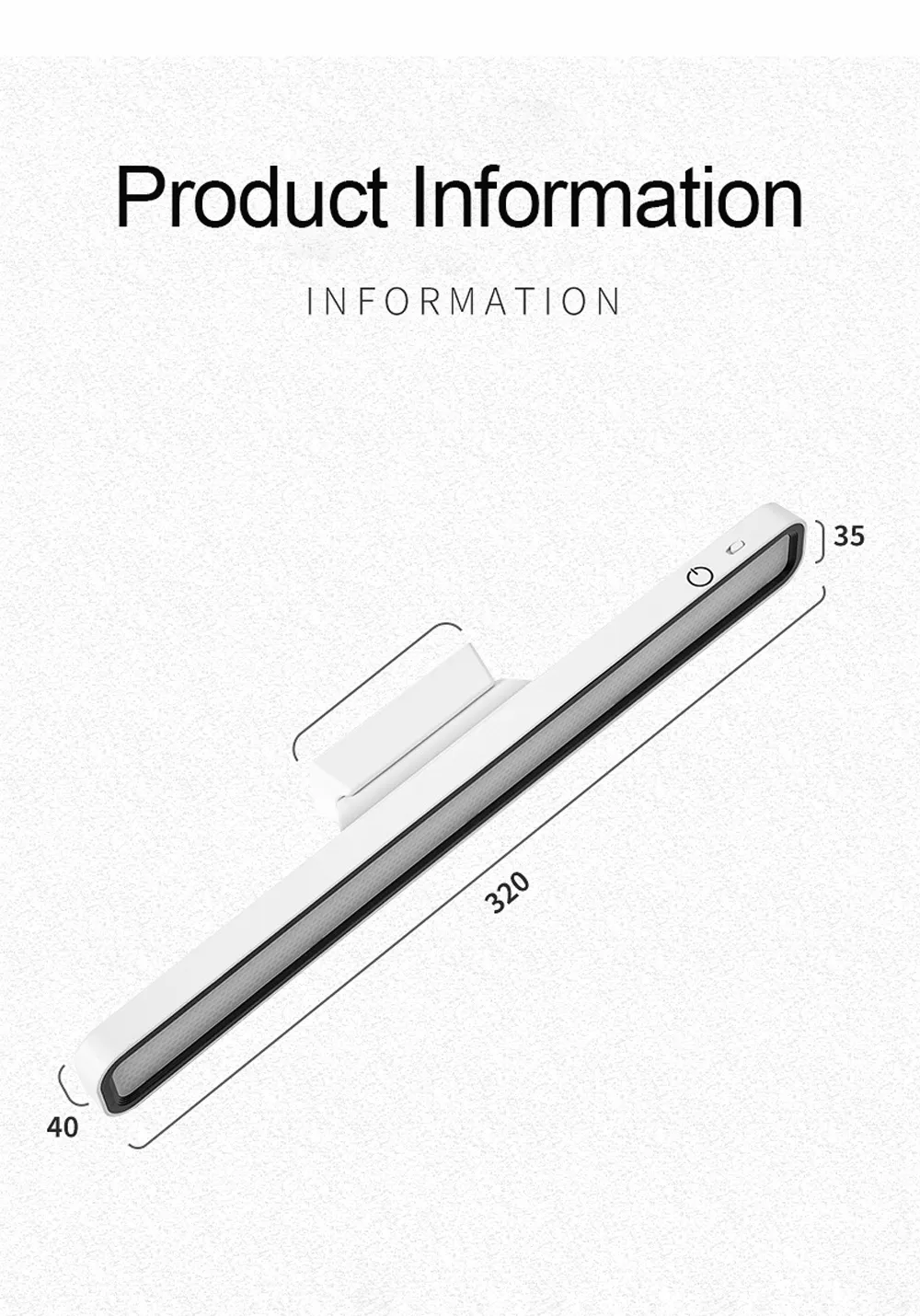 Desk Lamp Under Cabinet Lights Rechargeable Portable Magnetic Dimming USB Led Desk Lamp for Makeup Reading Study Kitchen