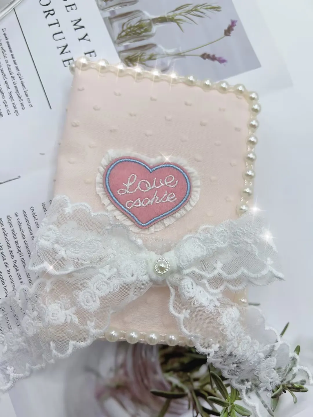 A6 \ Weeks \ A5 Book Cover, Handmade And Adjustable Handmade Book Cover With A Caring Heart, High Aesthetic Book Cover