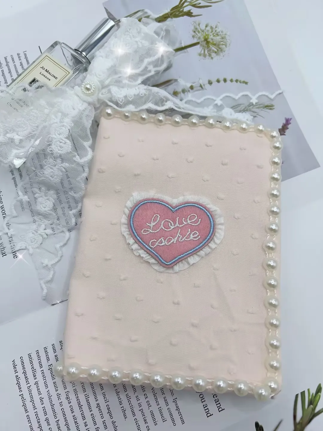 A6 \ Weeks \ A5 Book Cover, Handmade And Adjustable Handmade Book Cover With A Caring Heart, High Aesthetic Book Cover