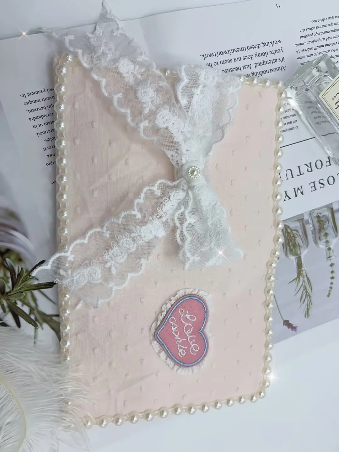 A6 \ Weeks \ A5 Book Cover, Handmade And Adjustable Handmade Book Cover With A Caring Heart, High Aesthetic Book Cover