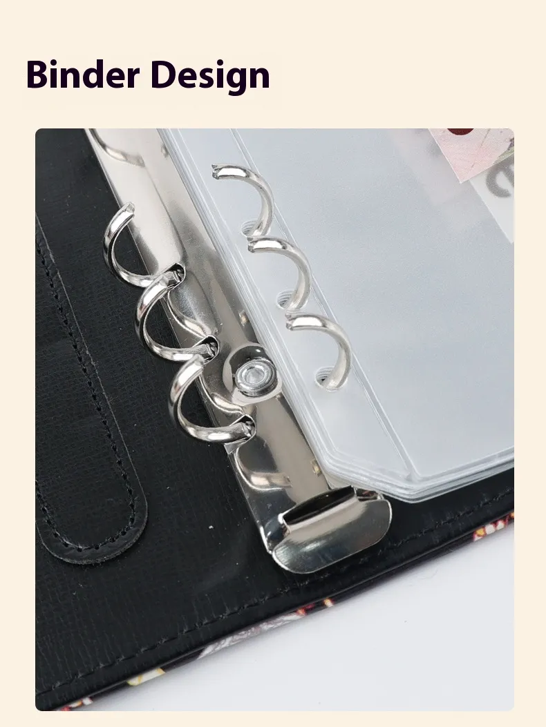 A6 Binder Notebook Covers Colorful Macaroon Pu Leather Cover School Stationery Diary Agenda Diy Planner Paper Butterfly Cover