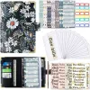 A6 Binder Notebook Covers Colorful Macaroon Pu Leather Cover School Stationery Diary Agenda Diy Planner Paper Butterfly Cover