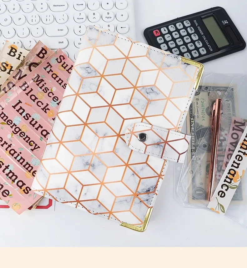 A6 Binder Notebook Covers Colorful Macaroon Pu Leather Cover School Stationery Diary Agenda Diy Planner Paper Butterfly Cover