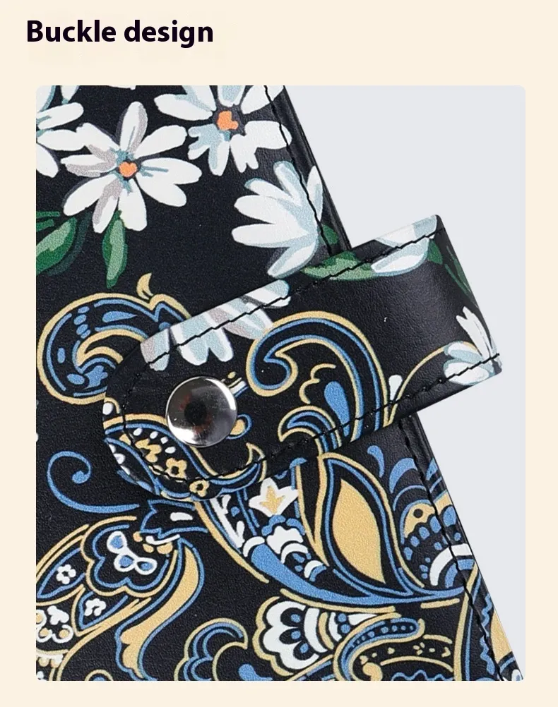 A6 Binder Notebook Covers Colorful Macaroon Pu Leather Cover School Stationery Diary Agenda Diy Planner Paper Butterfly Cover