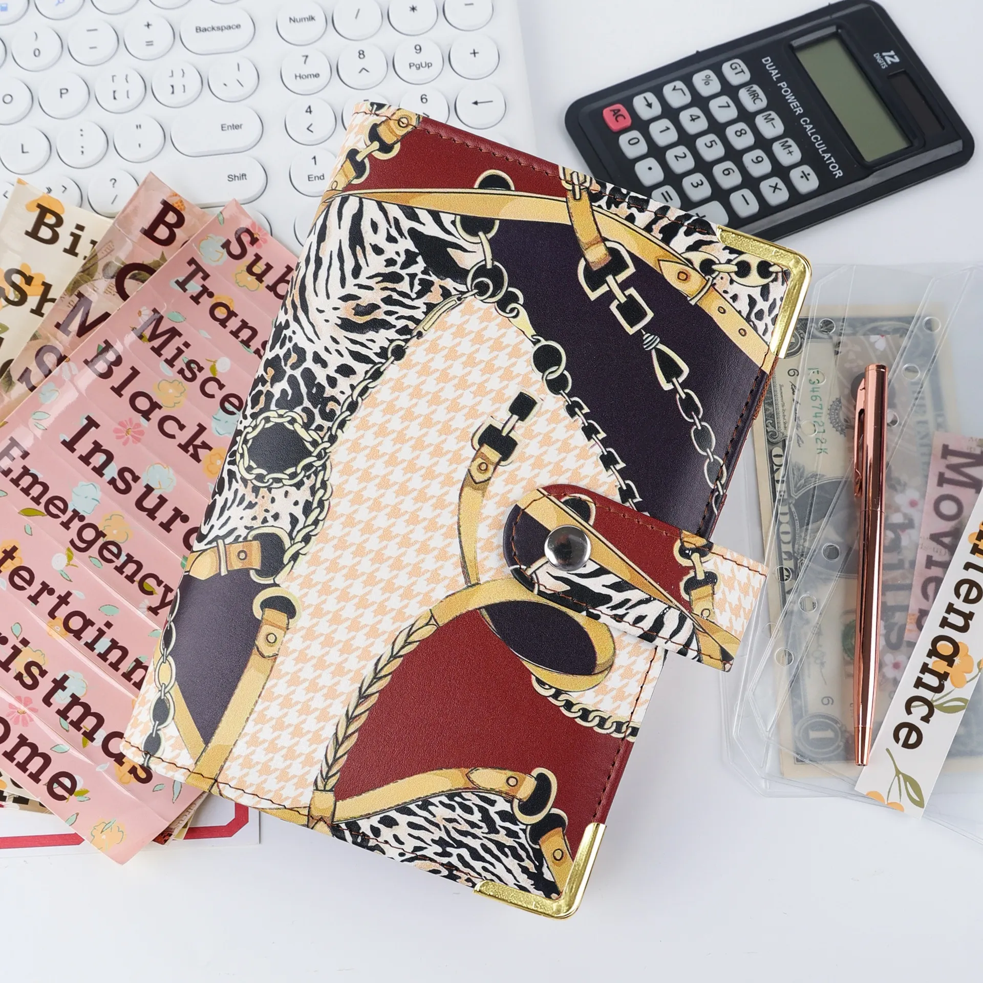 A6 Binder Notebook Covers Colorful Macaroon Pu Leather Cover School Stationery Diary Agenda Diy Planner Paper Butterfly Cover